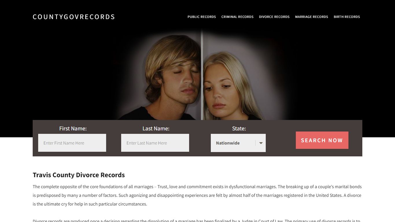 Travis County Divorce Records | Enter Name and Search|14 Days Free